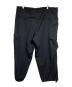 Y's for men (ワイズフォーメン) GABARDINE STRING PANTS WITH SIDE OUT POCKET　（ギャバジンストロングパンツ） ブラック サイズ:2：45000円