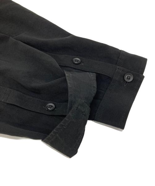 YOHJI YAMAMOTO（ヨウジヤマモト）YOHJI YAMAMOTO (ヨウジヤマモト) ZIP OPEN HOODIE BLOUSE(ジップフーディーブラウス) ブラック サイズ:3の古着・服飾アイテム