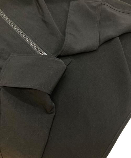 YOHJI YAMAMOTO（ヨウジヤマモト）YOHJI YAMAMOTO (ヨウジヤマモト) ZIP OPEN HOODIE BLOUSE(ジップフーディーブラウス) ブラック サイズ:3の古着・服飾アイテム