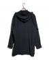 YOHJI YAMAMOTO (ヨウジヤマモト) ZIP OPEN HOODIE BLOUSE(ジップフーディーブラウス) ブラック サイズ:3：32000円