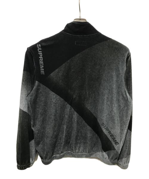 SUPREME（シュプリーム）Supreme (シュプリーム) Geo Velour Track Jacket グレー サイズ:Mの古着・服飾アイテム