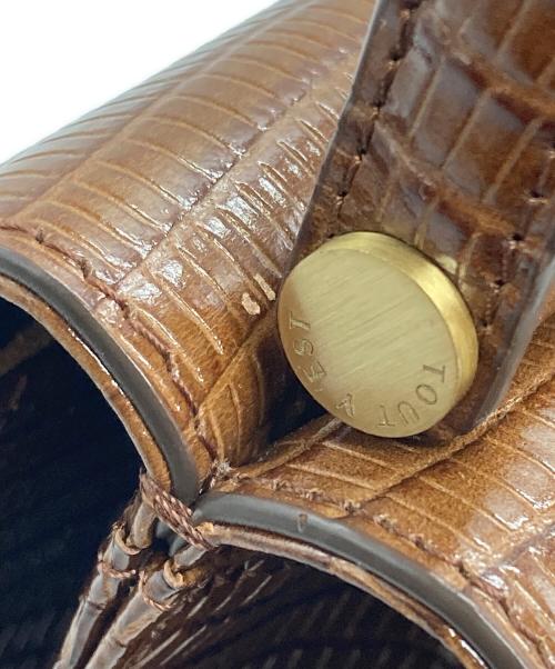 TOUT Y EST（トゥティエ）TOUT Y EST (トゥティエ) SAC PAUMELLE ブラウンの古着・服飾アイテム