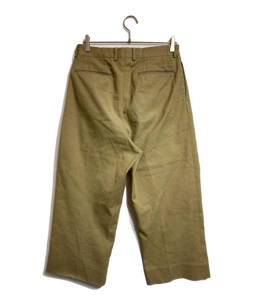 NEAT（ニート）NEAT (ニート) コットンポリ2タックパンツ ブラウン サイズ:46の古着・服飾アイテム