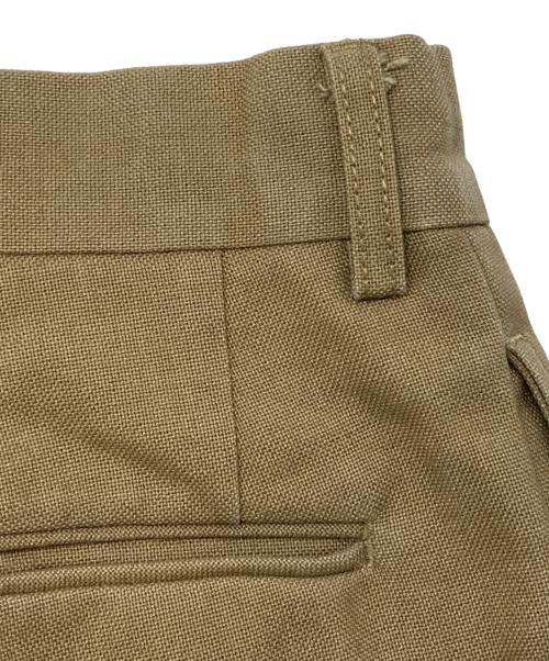 NEAT（ニート）NEAT (ニート) コットンポリ2タックパンツ ブラウン サイズ:46の古着・服飾アイテム