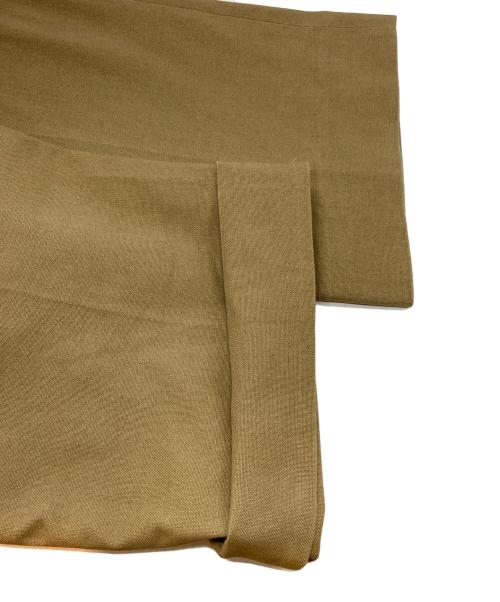 NEAT（ニート）NEAT (ニート) コットンポリ2タックパンツ ブラウン サイズ:46の古着・服飾アイテム