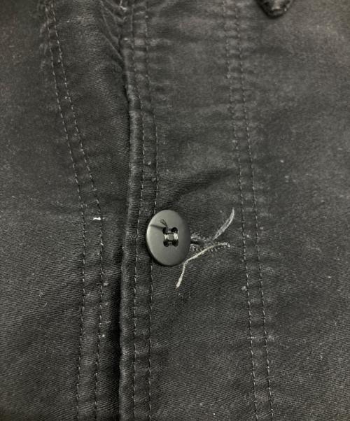 MONT KEMMEL（モンケメル）MONT KEMMEL (モンケメル) ブラックモールスキンジャケット ブラック サイズ:不明の古着・服飾アイテム