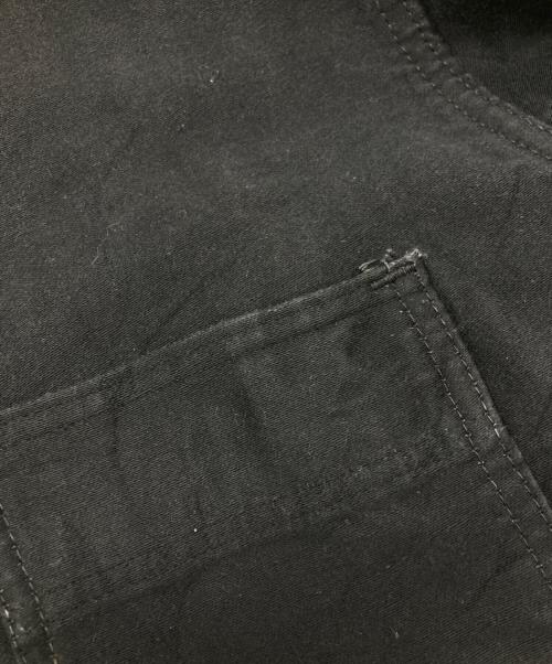 MONT KEMMEL（モンケメル）MONT KEMMEL (モンケメル) ブラックモールスキンジャケット ブラック サイズ:不明の古着・服飾アイテム