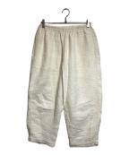 Porter Classicポータークラシック）の古着「SASHIKO LINEN PEACE PANTS/刺し子リネンピースパンツ」｜ホワイト