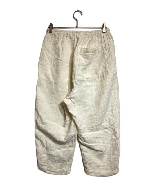 Porter Classic（ポータークラシック）Porter Classic (ポータークラシック) SASHIKO LINEN PEACE PANTS/刺し子リネンピースパンツ ホワイト サイズ:Mの古着・服飾アイテム