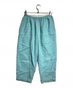 Porter Classicポータークラシック）の古着「SASHIKO LINEN PEACE PANTS/刺し子リネンピースパンツ」｜ブルー