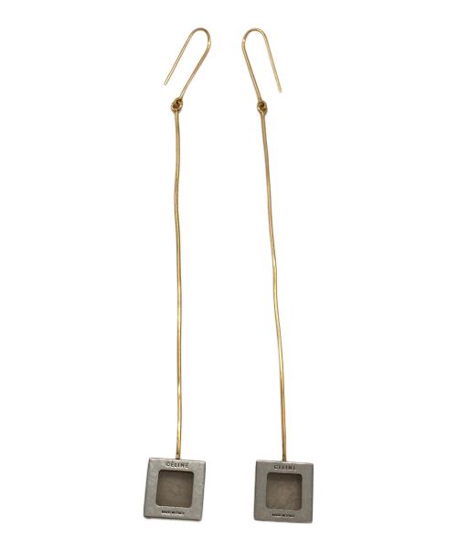 CELINE（セリーヌ）CELINE (セリーヌ) ロングイヤリング/ピアス ゴールドの古着・服飾アイテム