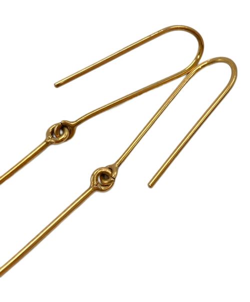 CELINE（セリーヌ）CELINE (セリーヌ) ロングイヤリング/ピアス ゴールドの古着・服飾アイテム