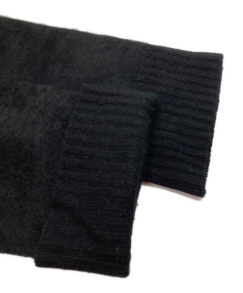BLAMINK（ブラミンク）BLAMINK (ブラミンク) カシミヤシャギーニット ブラック サイズ:48の古着・服飾アイテム