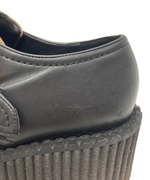 STELLA McCARTNEY（ステラマッカートニー）STELLA McCARTNEY (ステラマッカートニー) レオパードチャンキーキーソールシューズ ブラック×ブラウン サイズ:37の古着・服飾アイテム