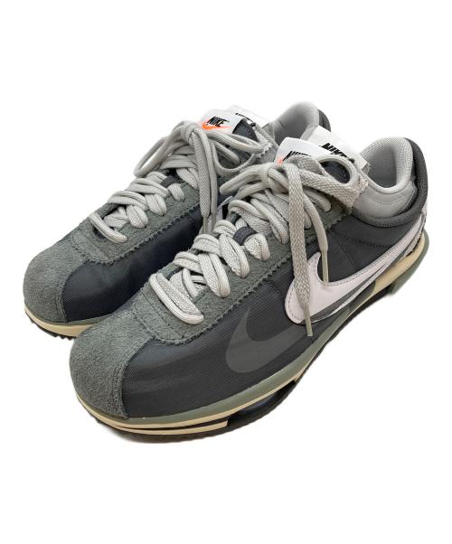 NIKE（ナイキ）NIKE (ナイキ) sacai (サカイ) ZOOM CORTEZ SP/ズーム コルテッツ x sacai グレー サイズ:27.5cmの古着・服飾アイテム