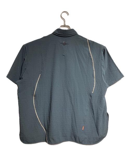 GOOPiMADE（グーピーメイド）GOOPiMADE (グーピーメイド) piping S/S shirt/パイピング半袖シャツ グリーン サイズ:1の古着・服飾アイテム
