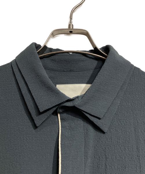 GOOPiMADE（グーピーメイド）GOOPiMADE (グーピーメイド) piping S/S shirt/パイピング半袖シャツ グリーン サイズ:1の古着・服飾アイテム