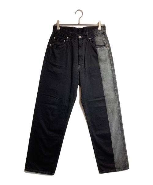 YOKE（ヨーク）YOKE (ヨーク) Laser Processed Denim/レイザープロセスドデニム ブラック サイズ:2の古着・服飾アイテム