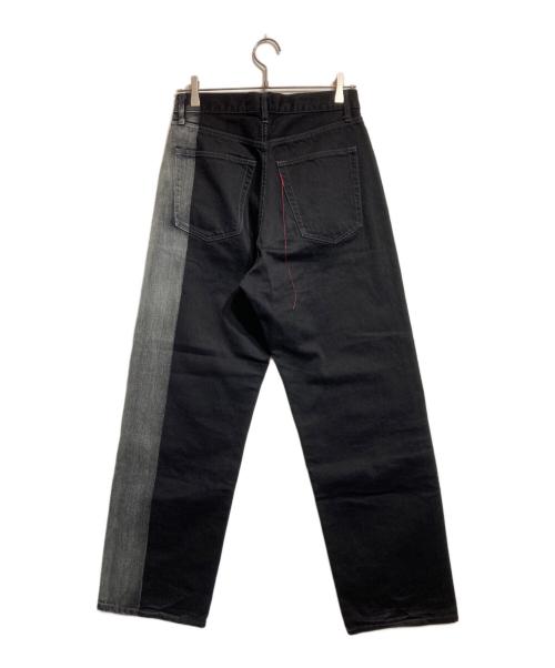 YOKE（ヨーク）YOKE (ヨーク) Laser Processed Denim/レイザープロセスドデニム ブラック サイズ:2の古着・服飾アイテム