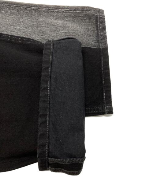 YOKE（ヨーク）YOKE (ヨーク) Laser Processed Denim/レイザープロセスドデニム ブラック サイズ:2の古着・服飾アイテム