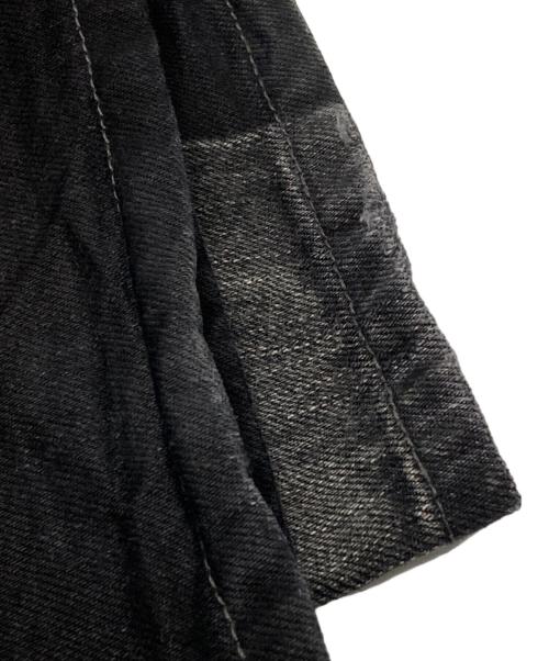 YOKE（ヨーク）YOKE (ヨーク) Laser Processed Denim/レイザープロセスドデニム ブラック サイズ:2の古着・服飾アイテム