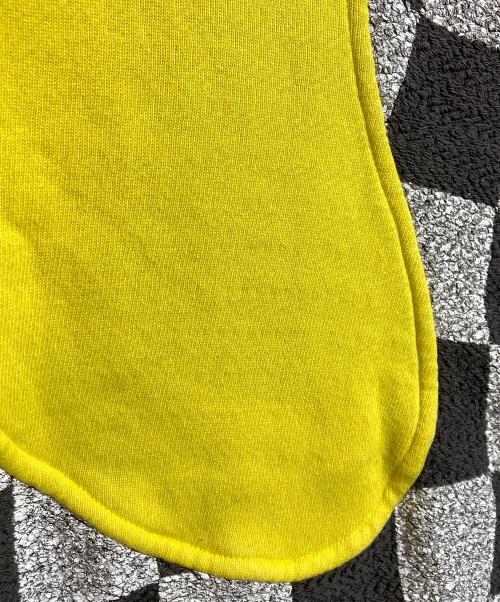 ERL（イーアールエル）ERL (イーアールエル) SWIRL HOODIE/スウィルフーディー イエロー×グレー サイズ:Lの古着・服飾アイテム