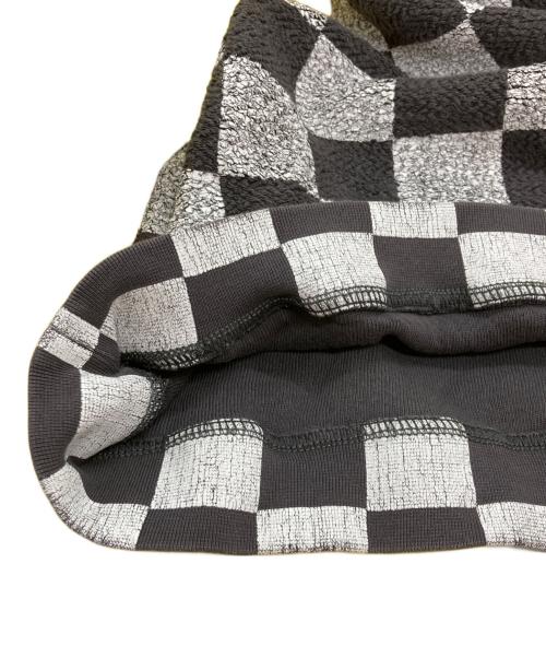 ERL（イーアールエル）ERL (イーアールエル) SWIRL HOODIE/スウィルフーディー イエロー×グレー サイズ:Lの古着・服飾アイテム