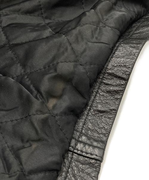 Schott（ショット）Schott (ショット) 740N LEATHER PEA JACKET/レザーピージャケット ブラック サイズ:40の古着・服飾アイテム