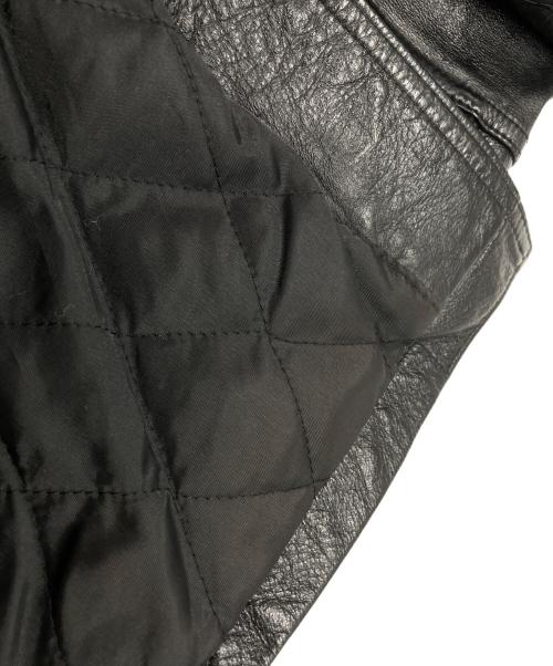 Schott（ショット）Schott (ショット) 740N LEATHER PEA JACKET/レザーピージャケット ブラック サイズ:40の古着・服飾アイテム