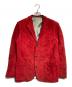 Y's for men（ワイズフォーメン）の古着「スウェードレザージャケット」｜レッド
