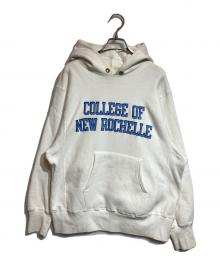 Champion（チャンピオン）の古着「USA製リバースウィーブパーカー」｜ホワイト