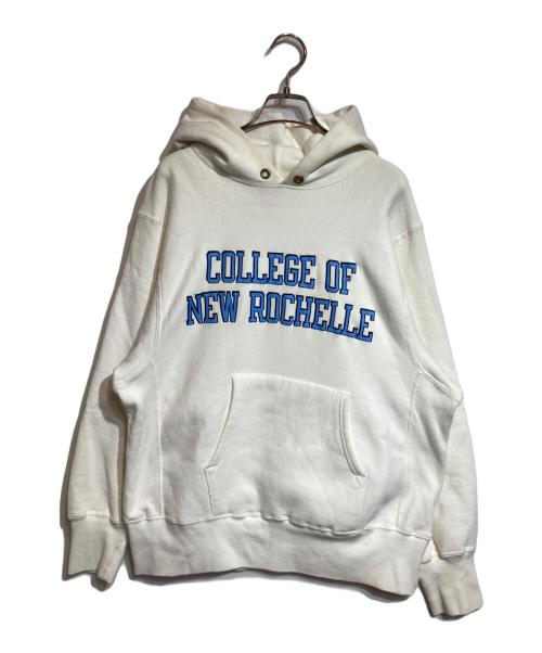 Champion（チャンピオン）Champion (チャンピオン) USA製リバースウィーブパーカー ホワイト サイズ:Mの古着・服飾アイテム