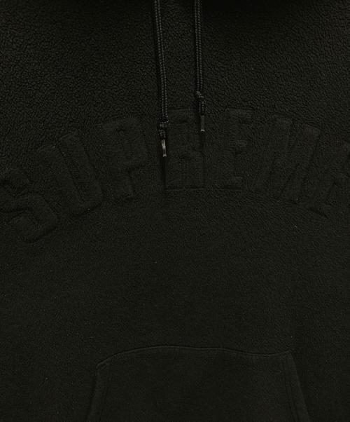 SUPREME（シュプリーム）Supreme (シュプリーム) 18AW Polartec Hooded Sweatshirt ブラック サイズ:XLの古着・服飾アイテム