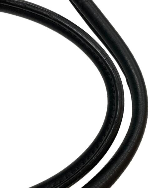 MIU MIU（ミュウミュウ）MIU MIU (ミュウミュウ) ナッパバイカー2WAYバッグ ブラックの古着・服飾アイテム