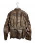RRL (ダブルアールエル) FISHER LEATHER JACKET/フィッシャーレザージャケット ブラウン サイズ:XS：120000円
