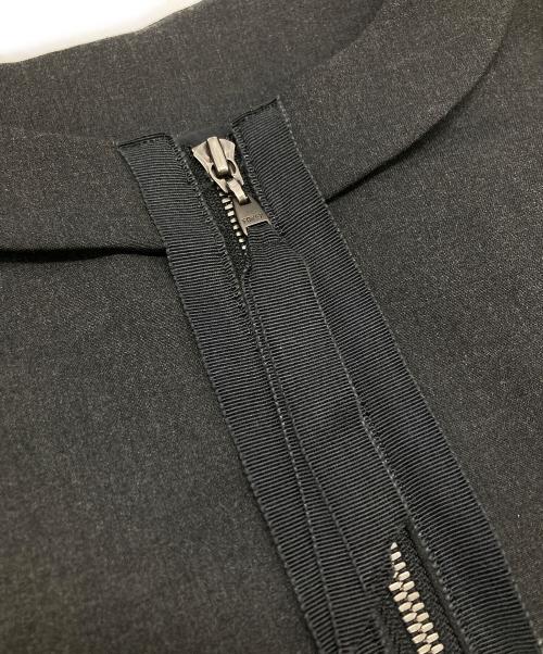 FOXEY NEWYORK（フォクシーニューヨーク）FOXEY NEWYORK (フォクシーニューヨーク) タキシードコクーンコート グレー サイズ:38の古着・服飾アイテム