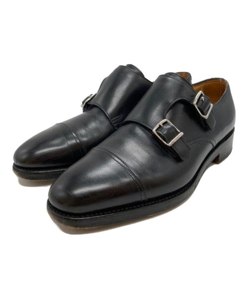 JOHN LOBB（ジョンロブ）JOHN LOBB (ジョンロブ) WILLIAM/ダブルモンクストラップシューズ ブラック サイズ:５・１/２(Eウィズ)の古着・服飾アイテム