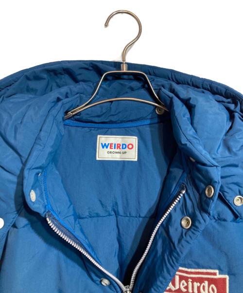 WEIRDO（ウィアード）WEIRDO (ウィアード) Racing Jacket”FLAME” ブルー サイズ:Mの古着・服飾アイテム