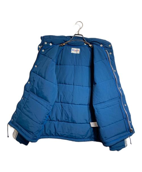 WEIRDO（ウィアード）WEIRDO (ウィアード) Racing Jacket”FLAME” ブルー サイズ:Mの古着・服飾アイテム