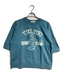 WEIRDO（ウィアード）の古着「TIKITIKI SURF CLUB - S/S SWEAT/ティキティキ サーフクラブ - ショートスリーブ」｜グリーン