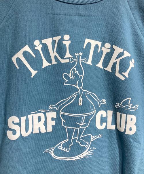 WEIRDO（ウィアード）WEIRDO (ウィアード) TIKITIKI SURF CLUB - S/S SWEAT/ティキティキ サーフクラブ - ショートスリーブ グリーン サイズ:Sの古着・服飾アイテム