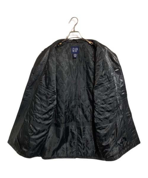 GAP（ギャップ）GAP (ギャップ) レザーカーコート ブラック サイズ:Sの古着・服飾アイテム