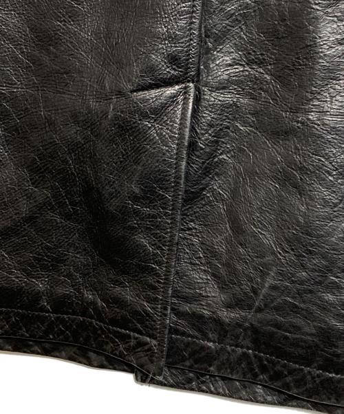 GAP（ギャップ）GAP (ギャップ) レザーカーコート ブラック サイズ:Sの古着・服飾アイテム