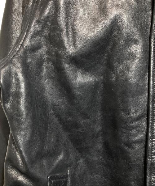 GAP（ギャップ）GAP (ギャップ) レザーカーコート ブラック サイズ:Sの古着・服飾アイテム