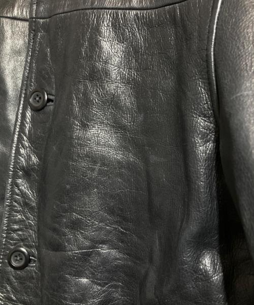 GAP（ギャップ）GAP (ギャップ) レザーカーコート ブラック サイズ:Sの古着・服飾アイテム
