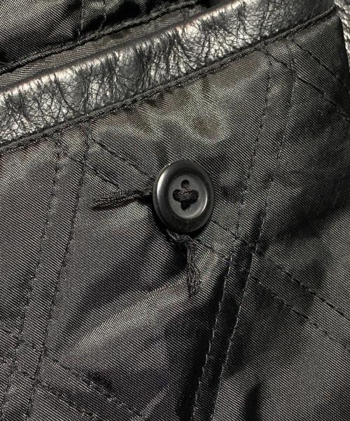 GAP（ギャップ）GAP (ギャップ) レザーカーコート ブラック サイズ:Sの古着・服飾アイテム