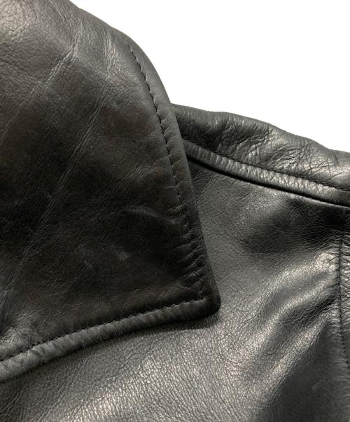 GAP（ギャップ）GAP (ギャップ) レザーカーコート ブラック サイズ:Sの古着・服飾アイテム