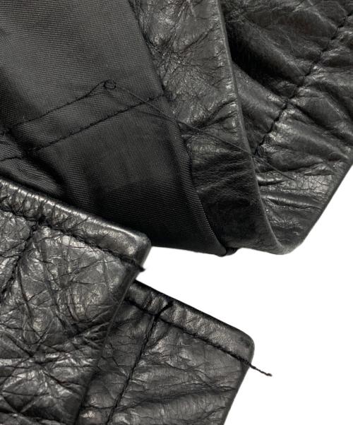 GAP（ギャップ）GAP (ギャップ) レザーカーコート ブラック サイズ:Sの古着・服飾アイテム