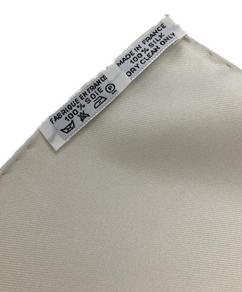 HERMES（エルメス）HERMES (エルメス) シルクスカーフ/ブリッド・ド・ガラ グレーの古着・服飾アイテム