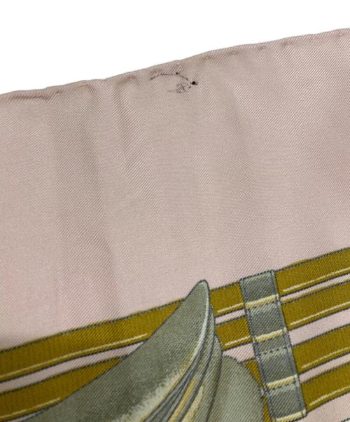 HERMES（エルメス）HERMES (エルメス) シルクスカーフ/ジャンピングルドゥ ピンクの古着・服飾アイテム